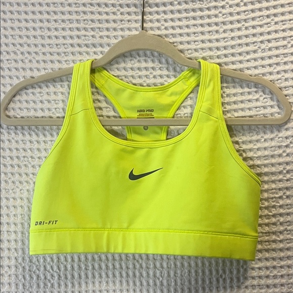 Nike Other - Nike Neon Yellow Racerback Sports Bra